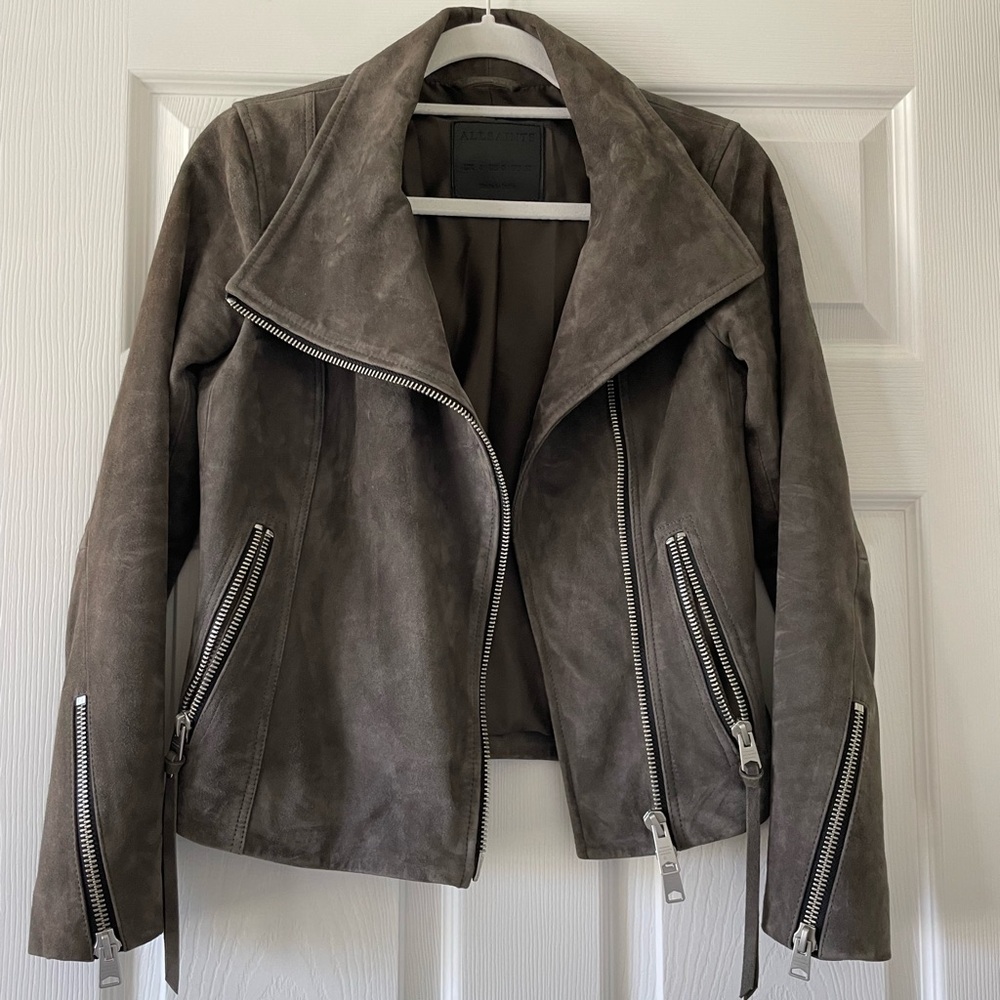 Dalby slim fit Allsaints grey size 0